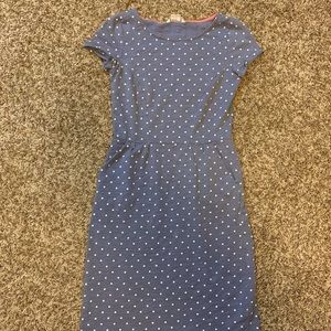 Boden polka dot midi dress